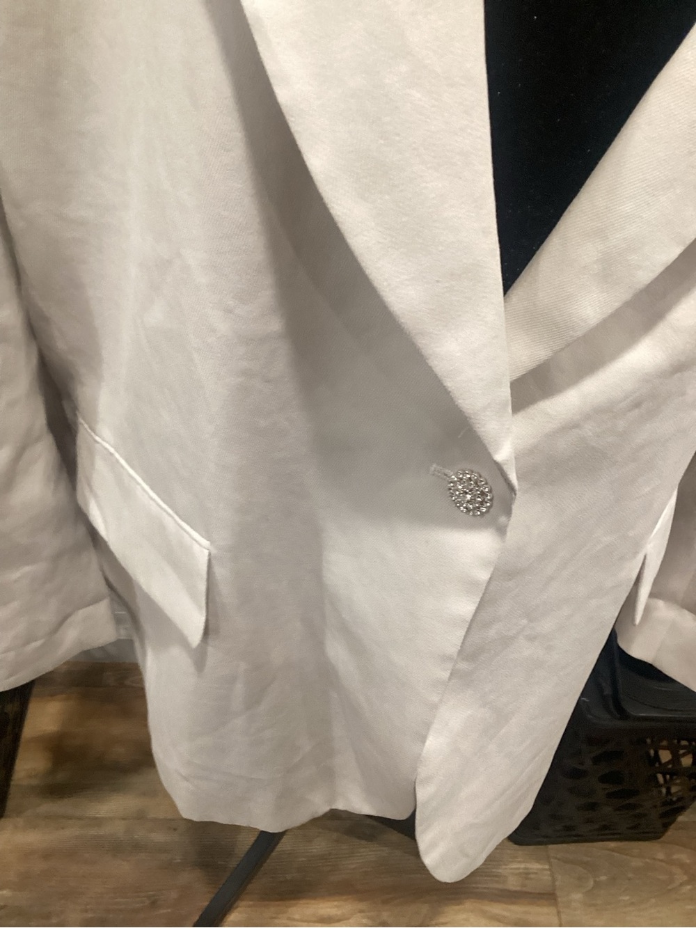 Zara White Blazer Jacket